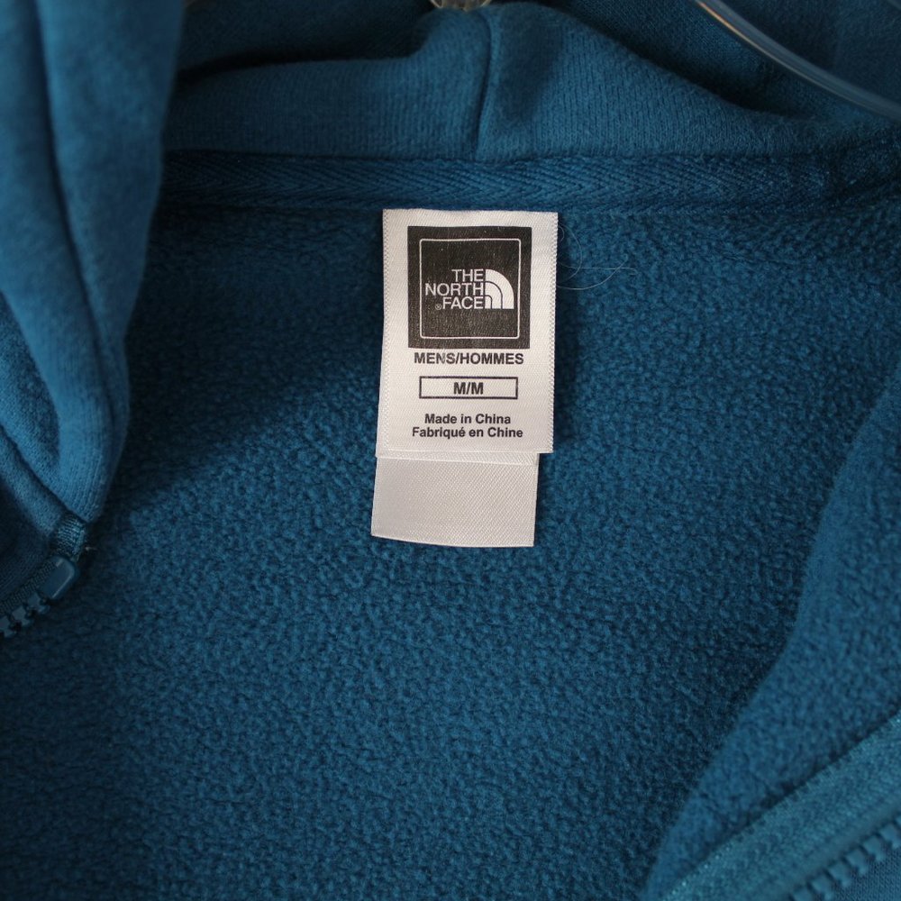 The North Face Men's Blue Sweatshirt Hoodie Zip Up - Picture 3 of 8